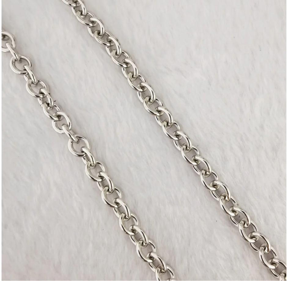 Silver Rolo Cable Chain