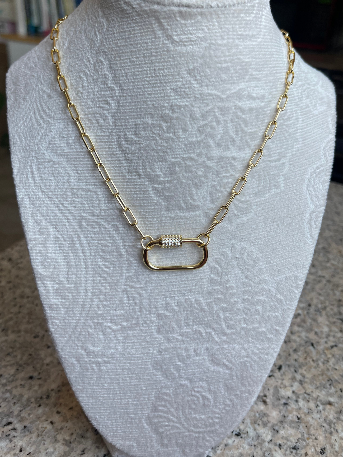 Carabiner Necklace (Gold/Silver)