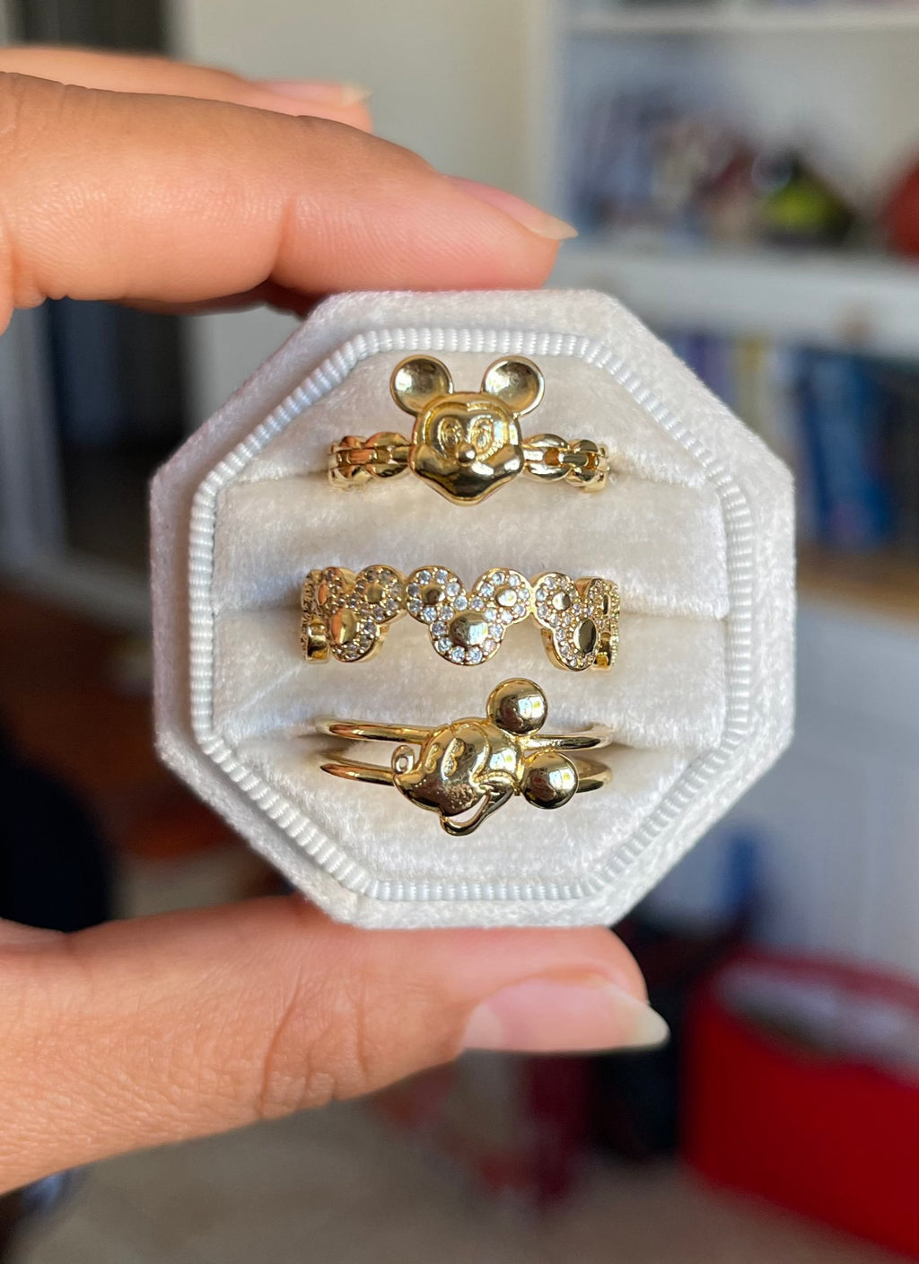 Mini Mouse Having Rings Mouse Rings – Glow Pretty Jewelry