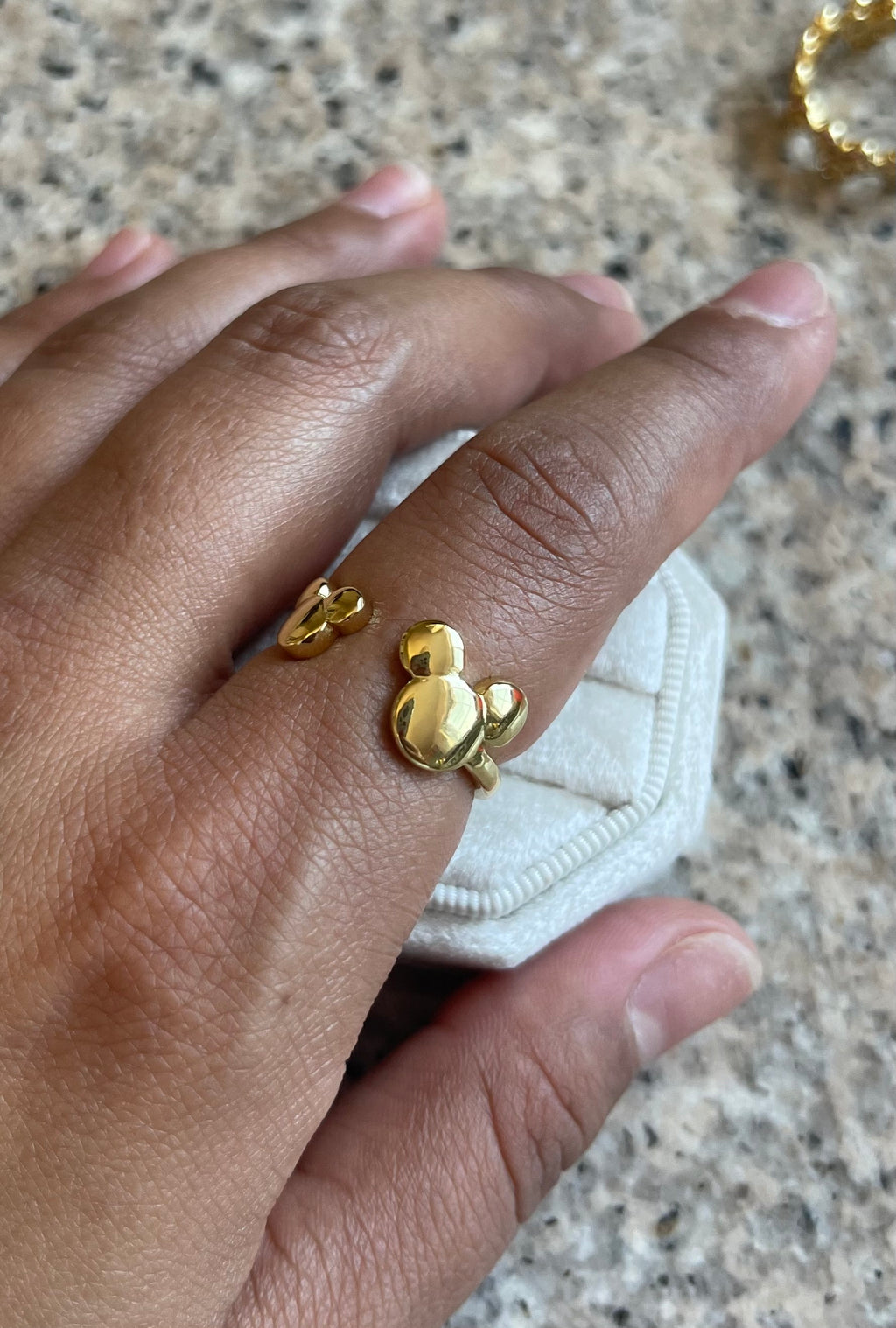 Lab Mouse Ring Double Mouse Ring – Glow Pretty Jewelry