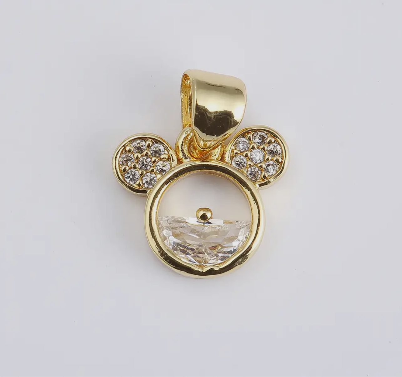 CZ Mickey (Gold/Silver)