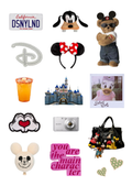 “Disney Cool Girl" Stickers