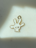 Glove - Gold Outline