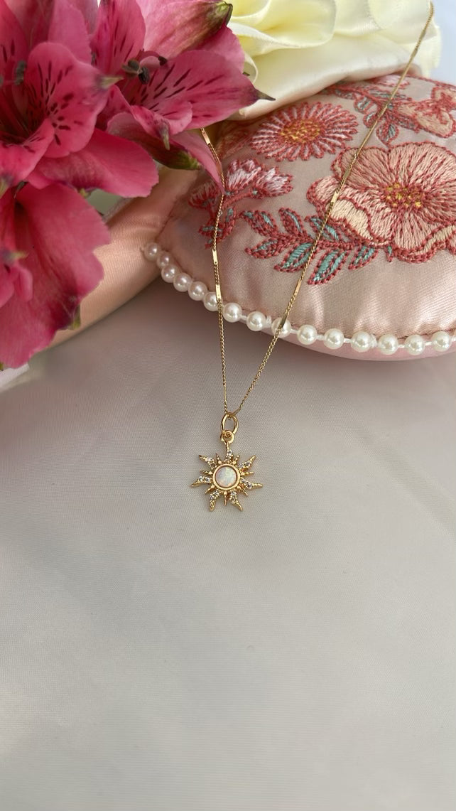 Golden Sun Necklace