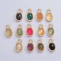Round Gemstone (Gold)