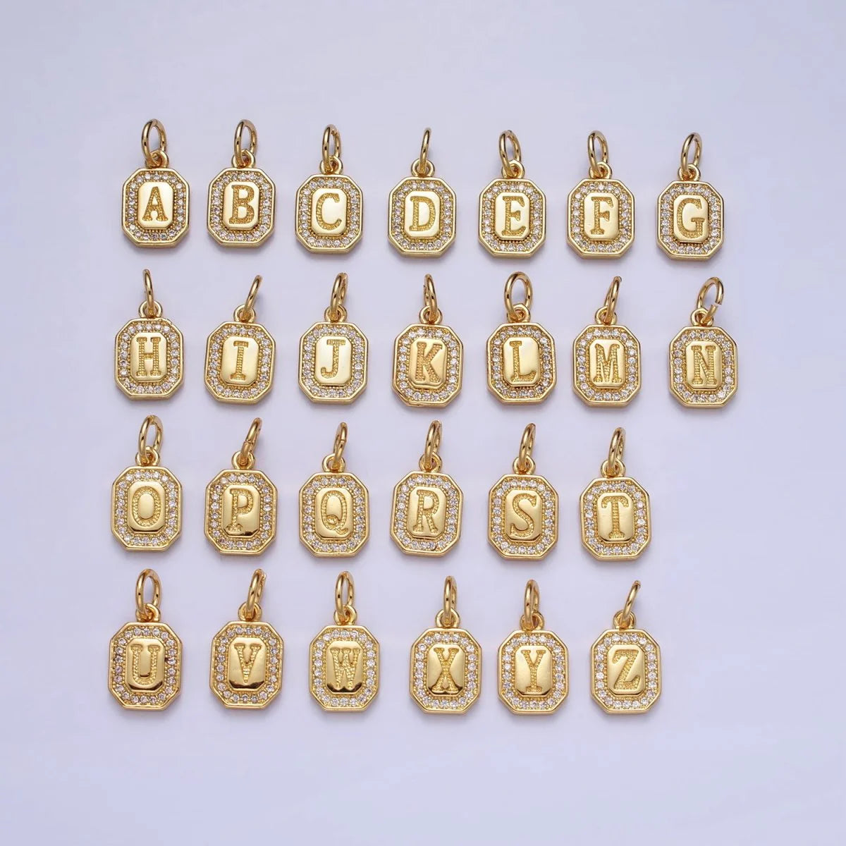 Square Initial (Gold)